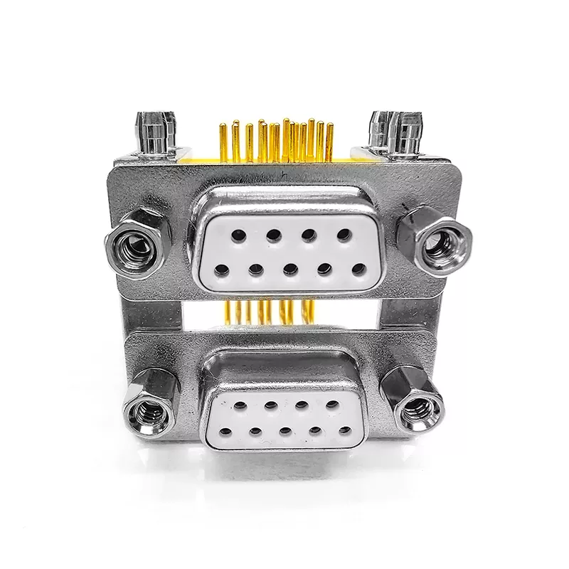 9 pin standard dual port d sub connector is one of the indispensable electronic components